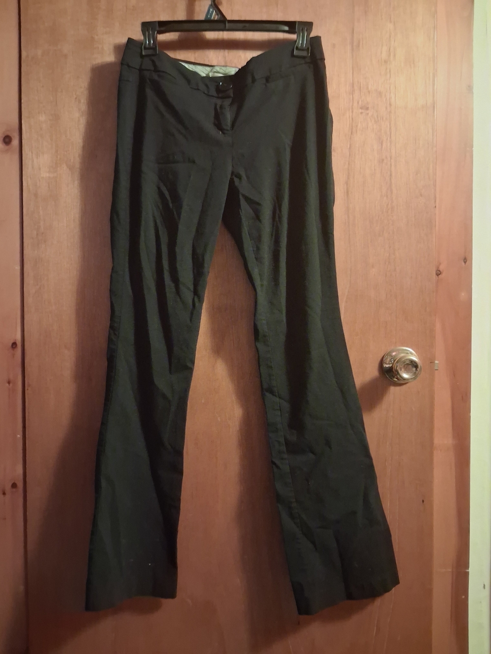 Matty M Black Bootcut Trousers